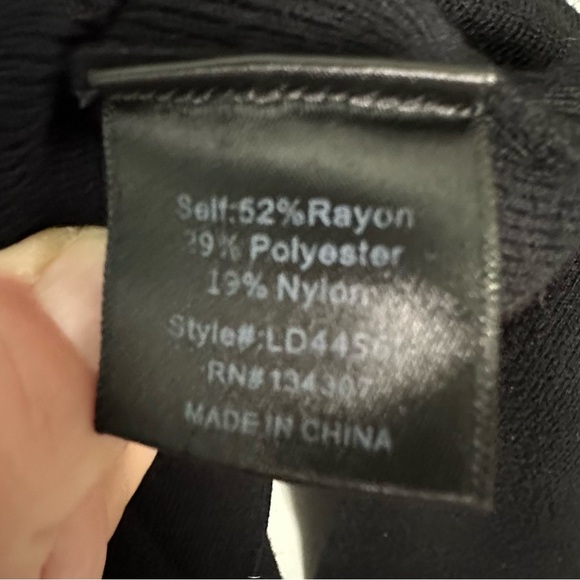 Line & Dot Elegant Formal Black Slyvie Midi Sweater Size Large - Picture 7 of 11